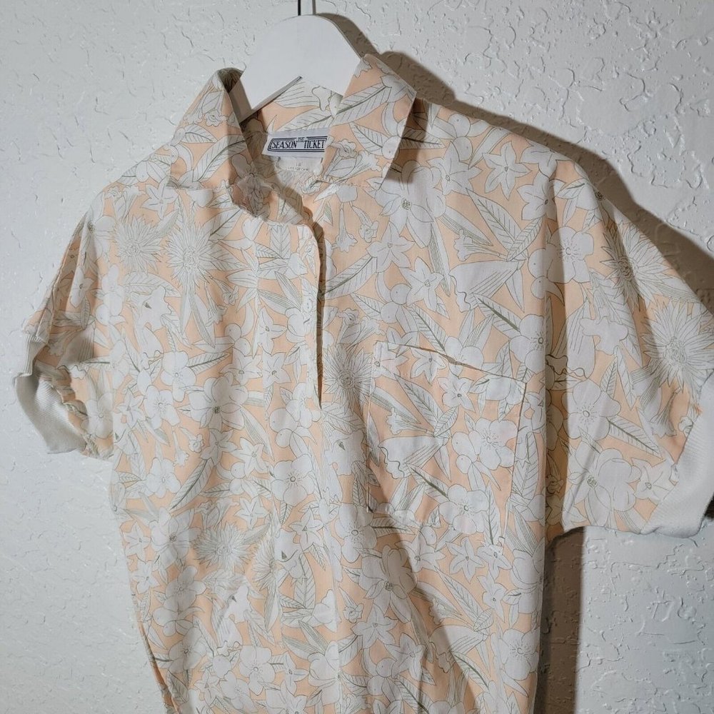 Vintage 80s The Season Ticket  Geometric Sweater